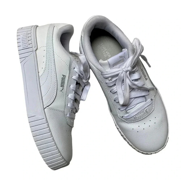 Puma Carina 2.0 Women’s Sneakers in White Size 7 - Picture 3 of 16